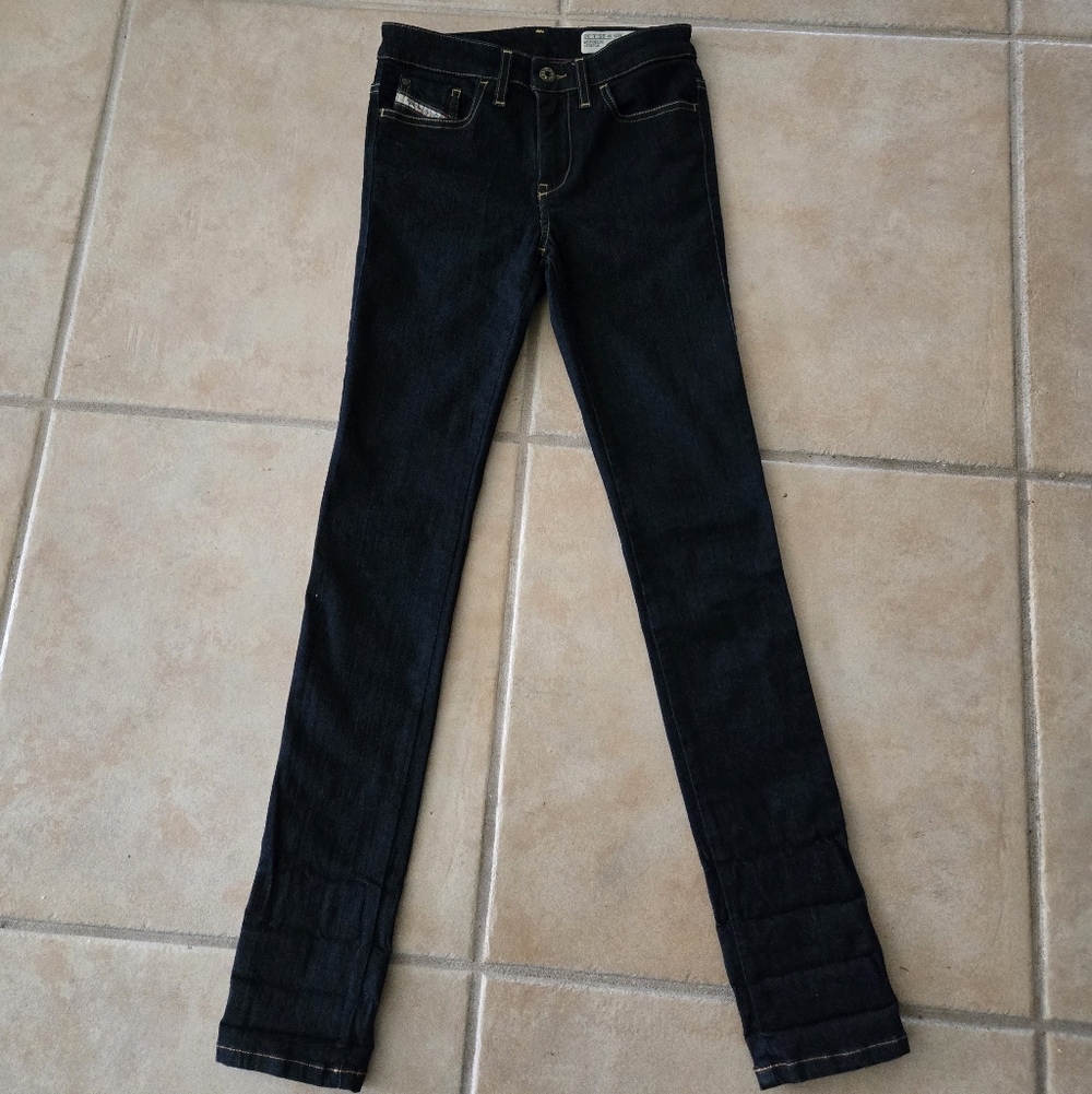 Diesel Women's Black Skinny Jeans - Dark Indigo